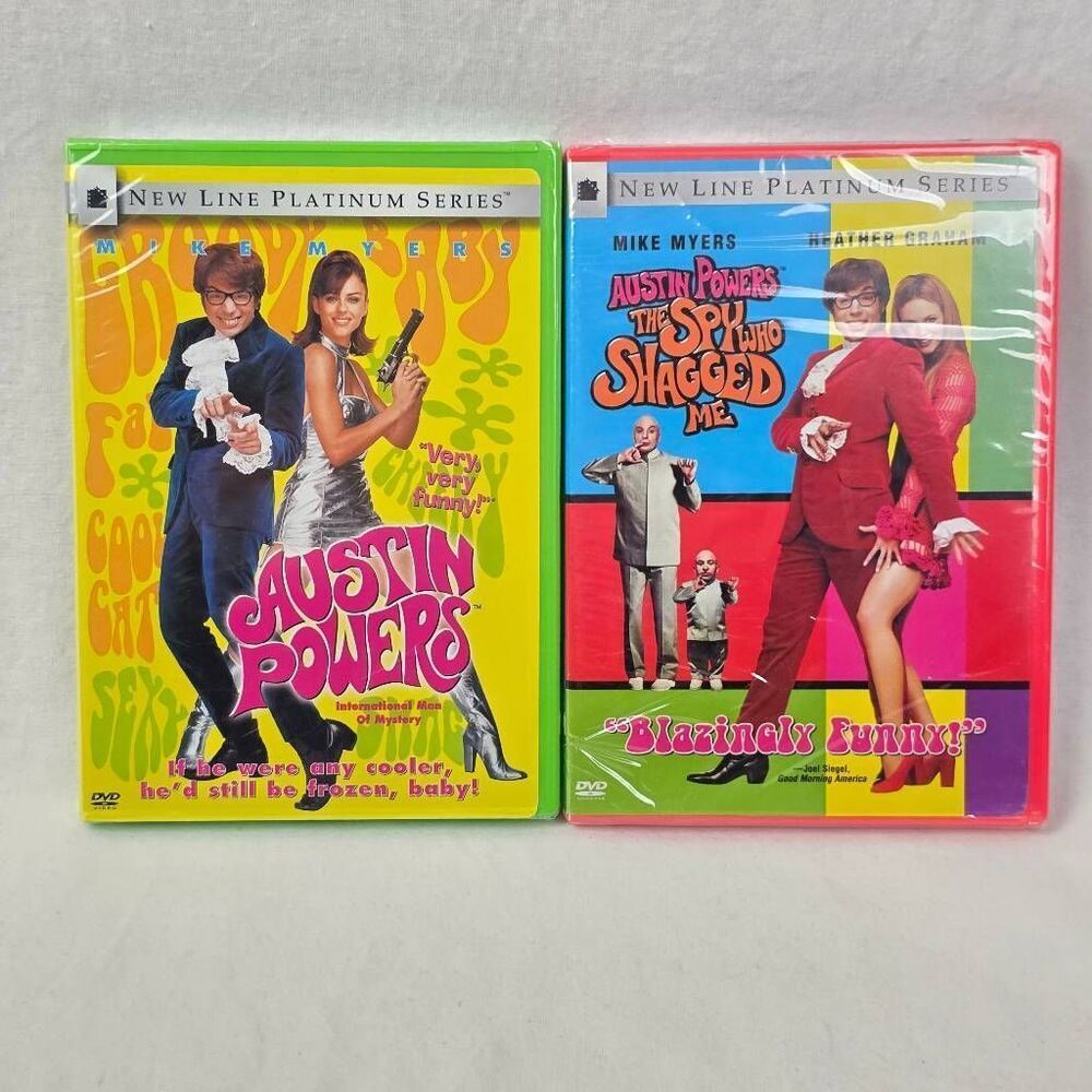 Austin Powers 1 2 DVD New Sealed Mike Myers